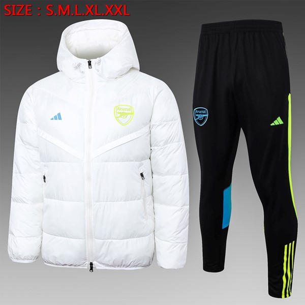 Piumino Arsenal Set Completo 24/25 Bianco